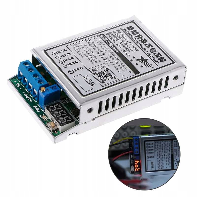 

Przetwornica napięcia DC 0,8V- 33V 5A 80W