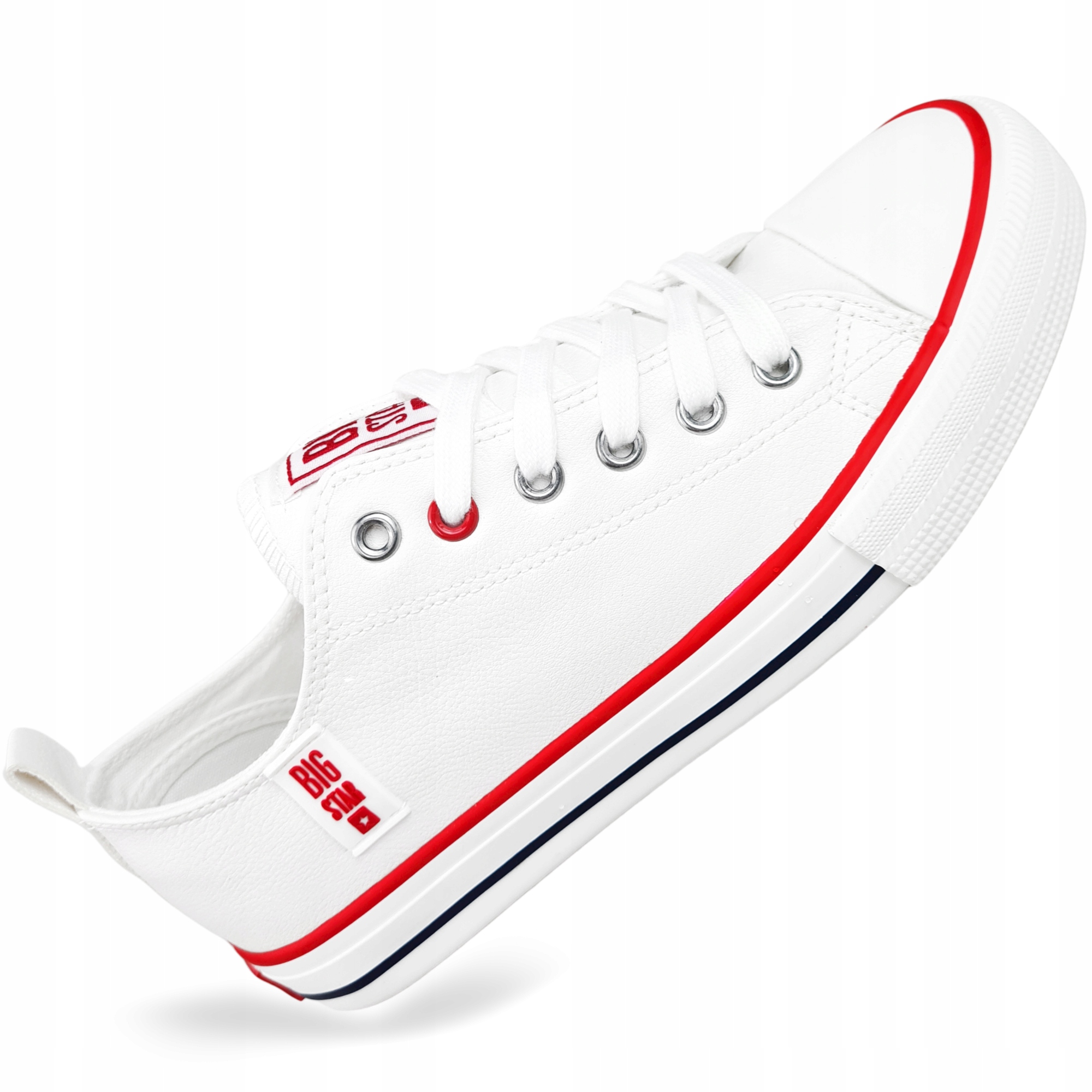 

trampki białe Męskie Big Star ekoskóra JJ174069 43
