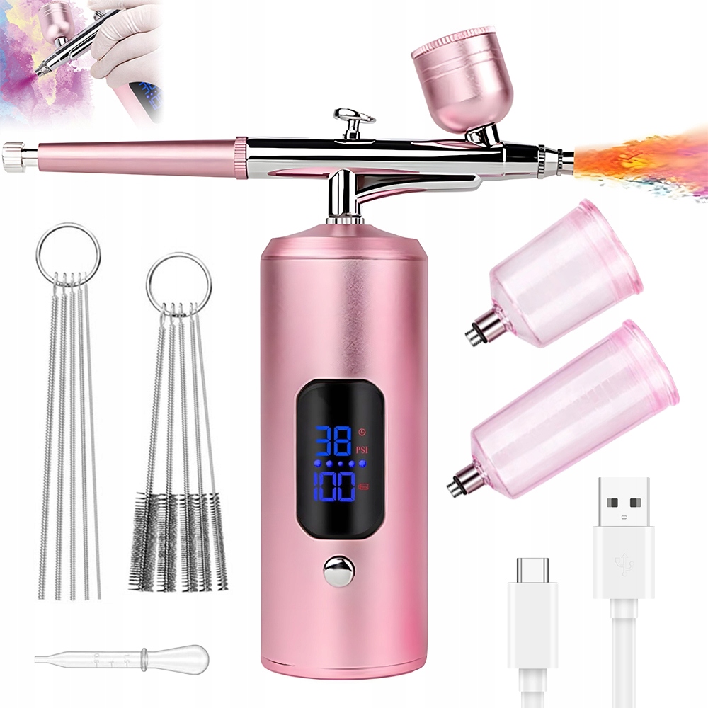 Elektrická Malířská Pistole S Kompresorem, 3 Rychlosti, 20 Psi, 28 Psi