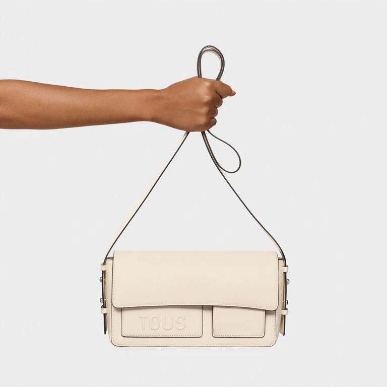 Dámská kabelka Tous Bandolera M. Back To Basics Beige 2002381501
