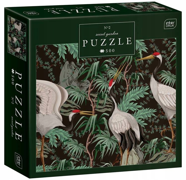 

Interdruk Puzzle 500 Elem Żurawie Secret Garden
