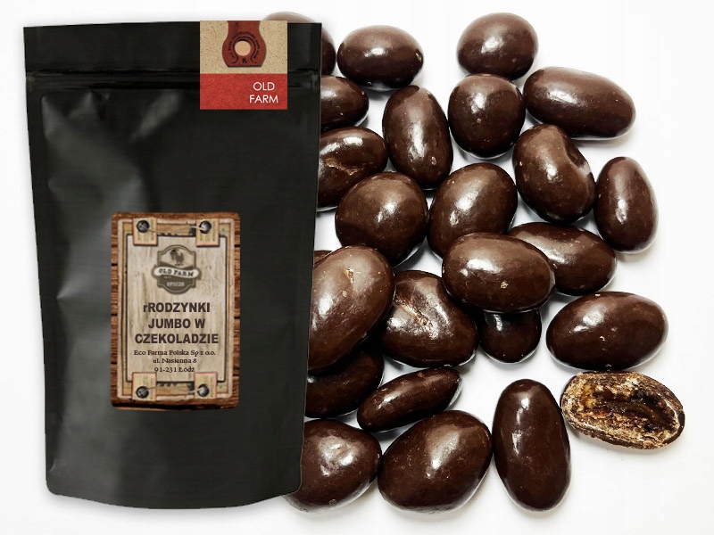 Levně Rozinky Jumbo V Dezertní Čokoládě 2 Kg Velké