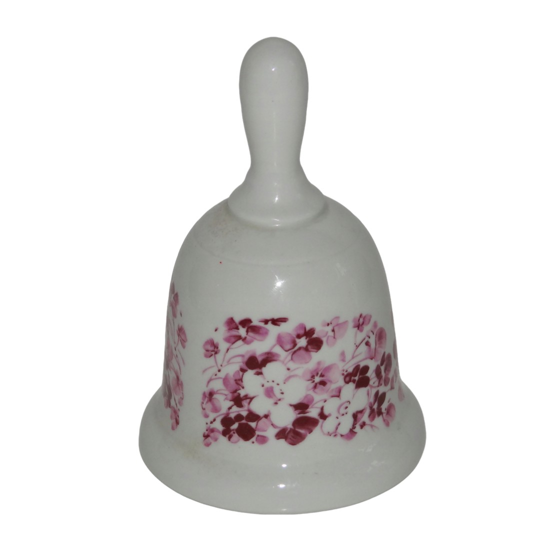 DZWONEK PORCELANOWY WRZOSOWY LIPPELSDORF GDR