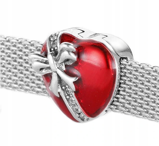 

Charms Serce z Kokardą Reflexions do Pandora sr925