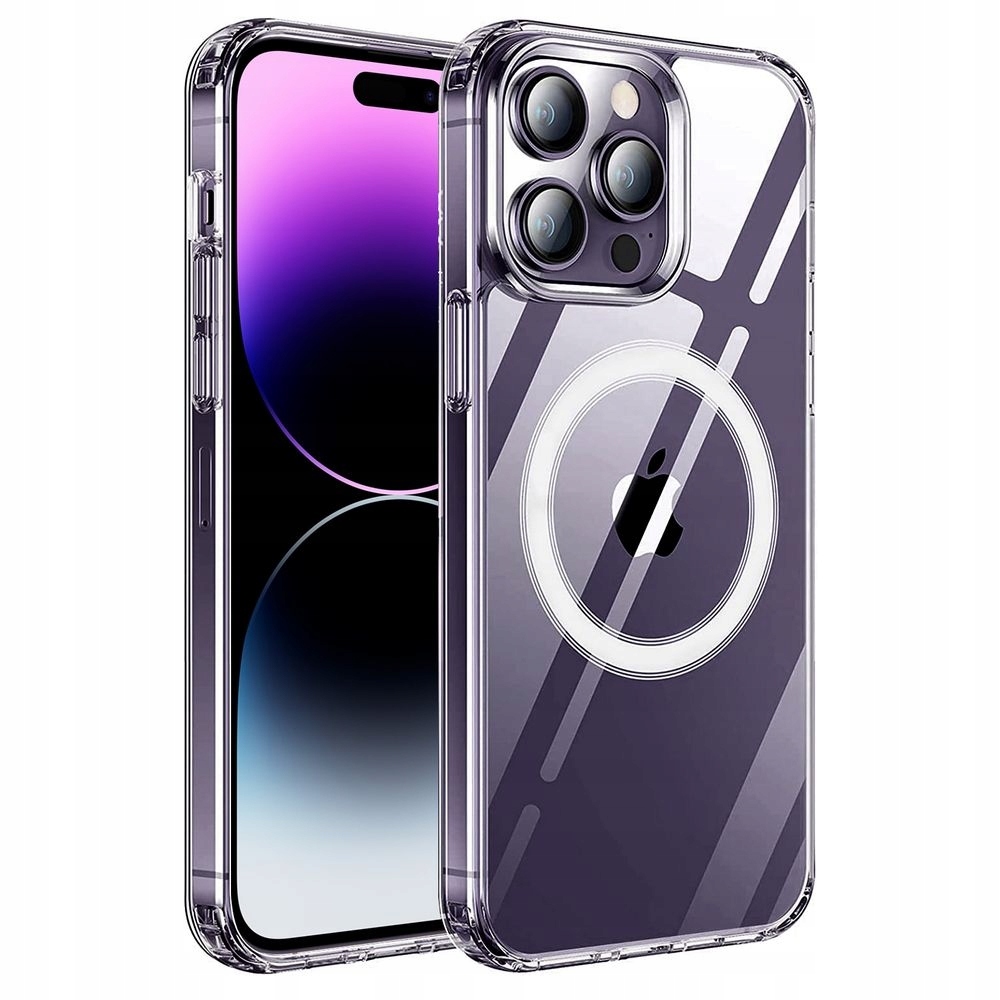 

Etui do iPhone 14 Pro, Magnetic MagSafe Clear Case