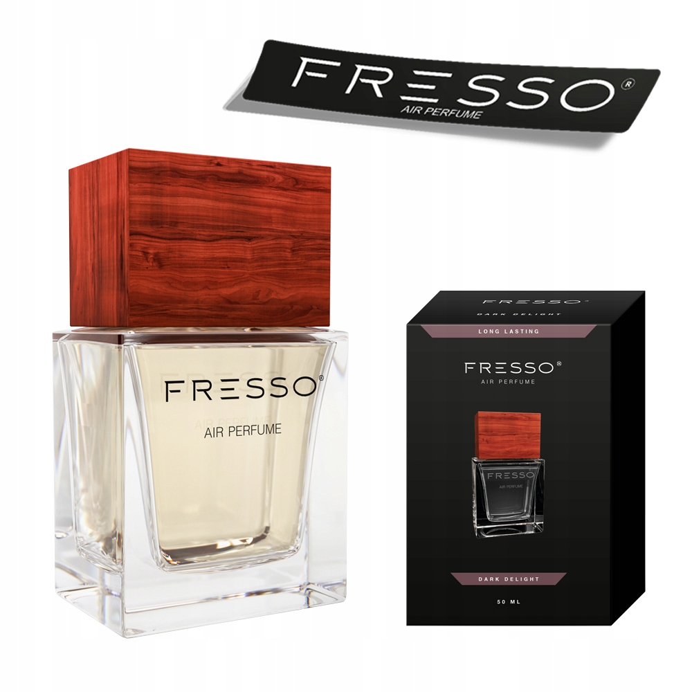 Fresso Dark Delight PERFUMY SAMOCHODOWE + ZAWIESZKA ZAPACHOWA DO AUTA Stan opakowania oryginalne