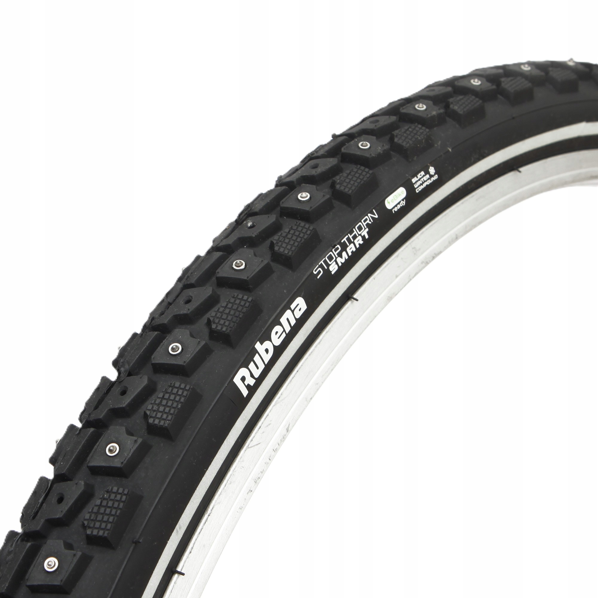 Pneumatika s cyklistickými hroty 28x1,60 (700x40C) Odrazka Rubena 136 hrotů Zima