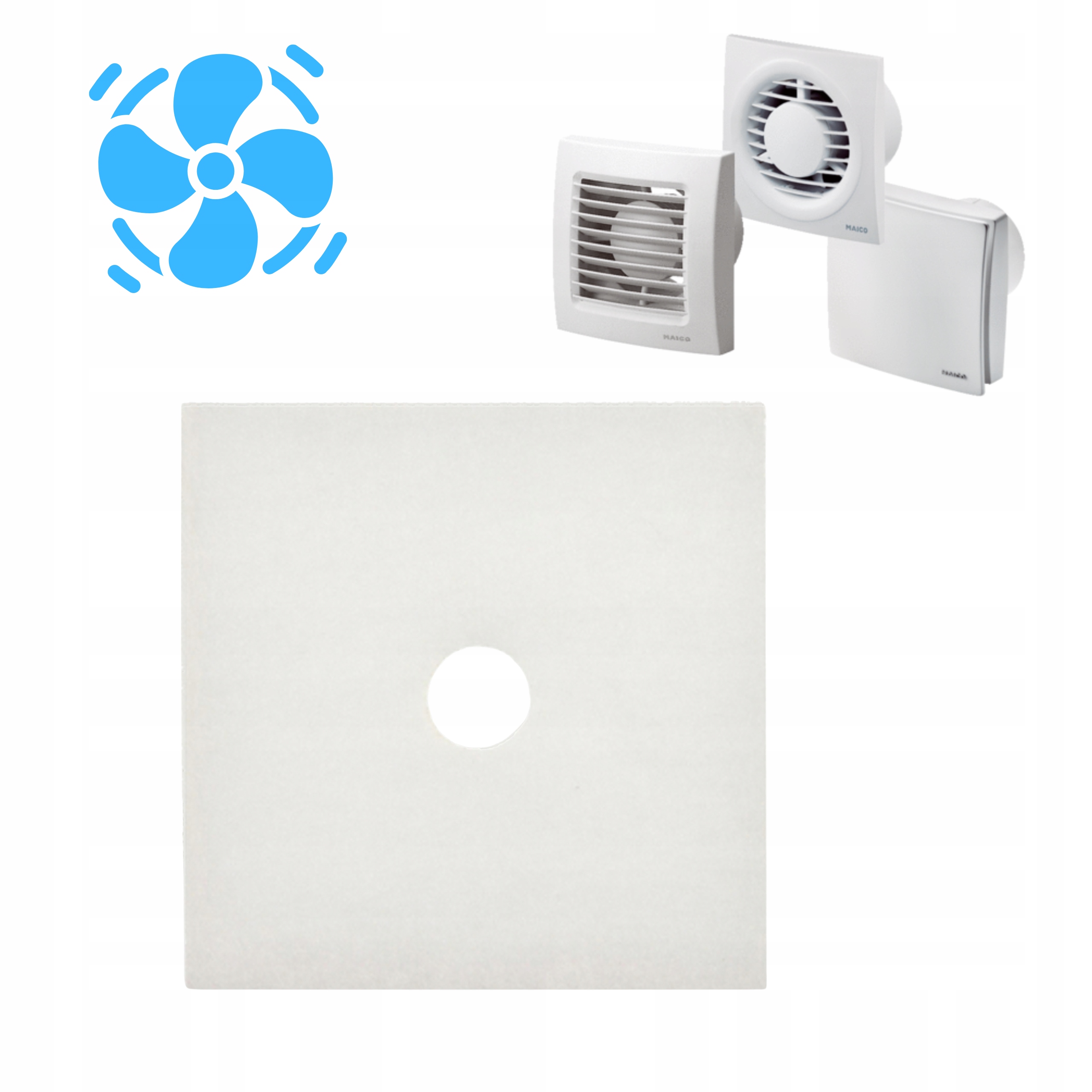 Filtr do ventilátoru Maico Zf 60 100 série Er Zastavte prach Pusťte čerstvost