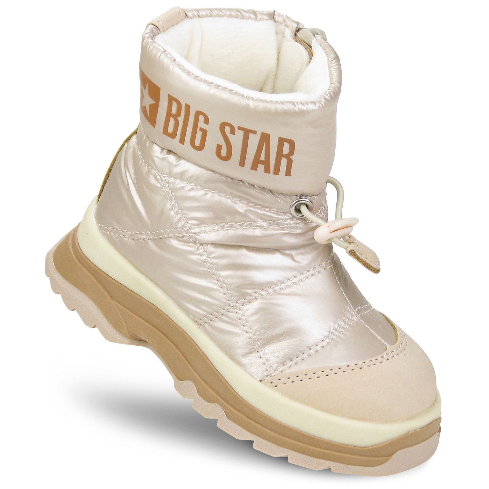 ŚNIEGOWCE buty dziecięce ZIMOWE ocieplane BIG STAR trzewiki MM374197 28