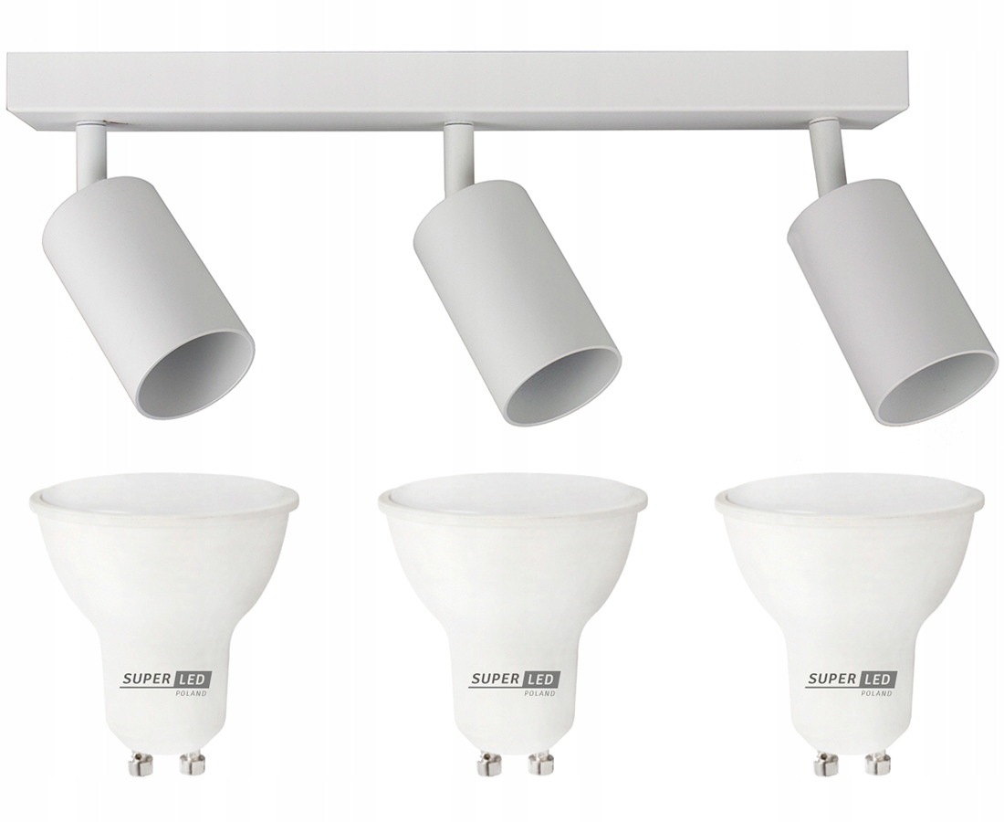 

Lampa sufitowa szyna spot oprawa 3x Led GU10