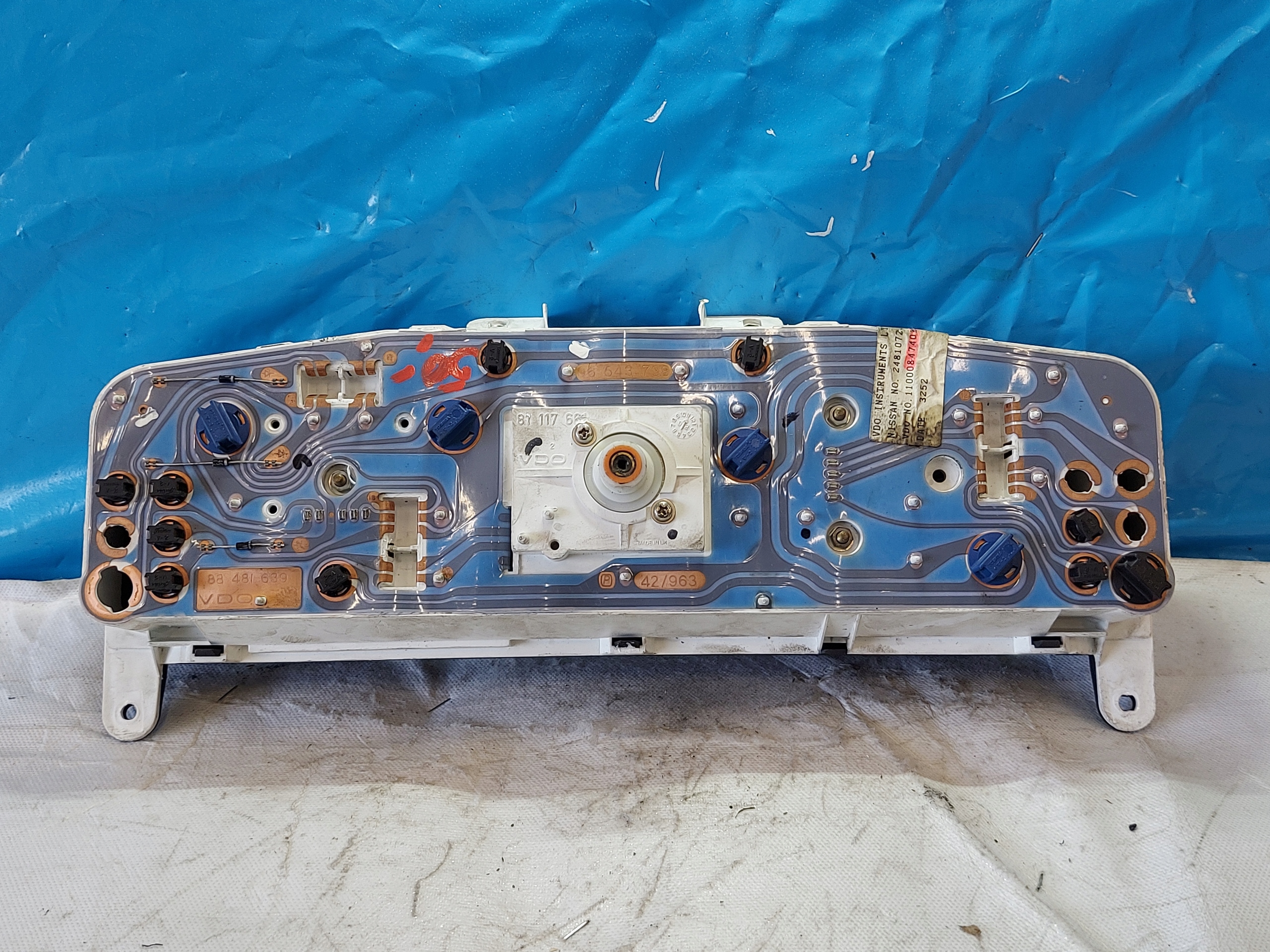 dials clock NISSAN PRIMERA P10 2.0 D 2481072J03