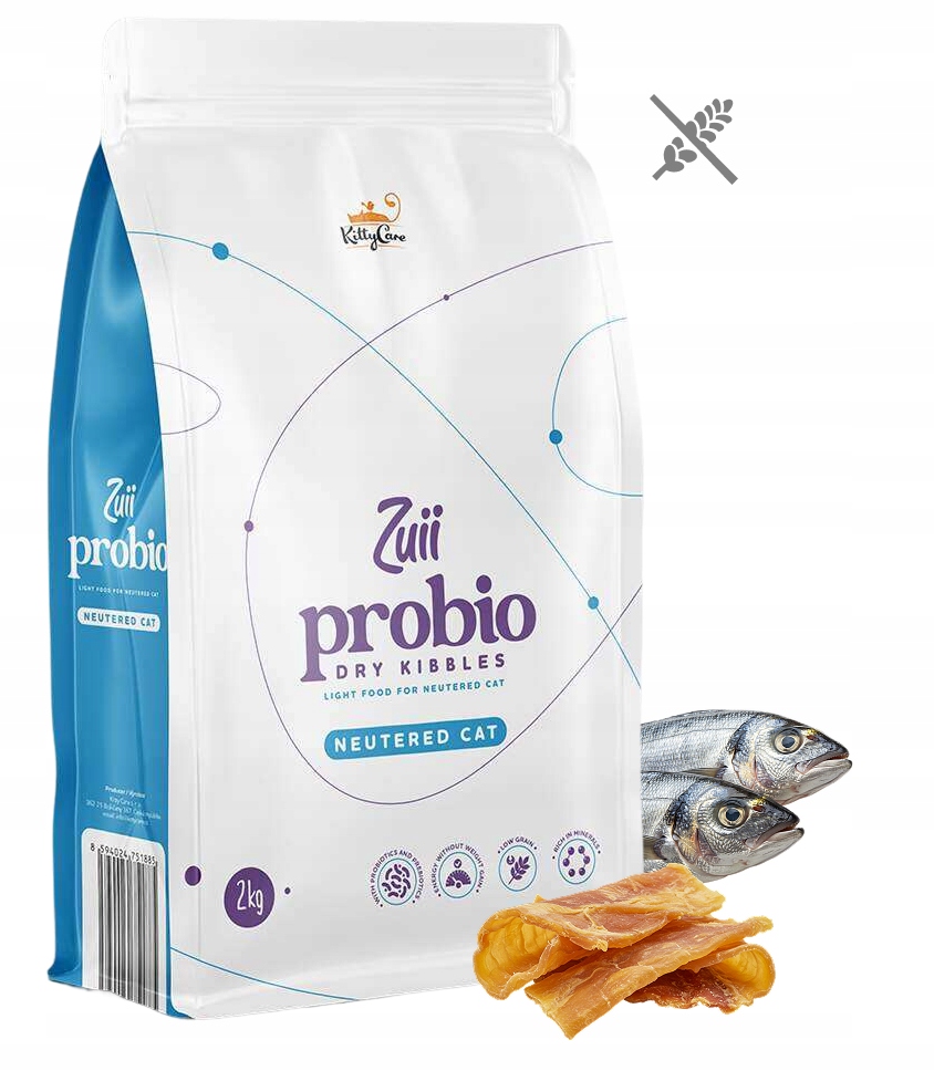 KittyCare Probio Zuii Neutered 2kg