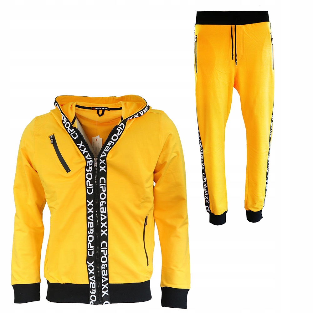 Cipo & Baxx souprava pánská CLR131 M žlutá