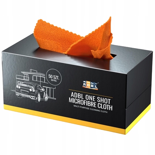 Adbl One Shot Microfibre Cloth Zestaw mikrofibr 50szt