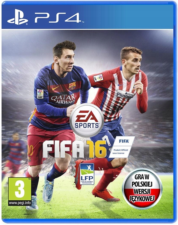 Fifa 16 2016 Gra PS4 Polski dubbing komentarz Płyta