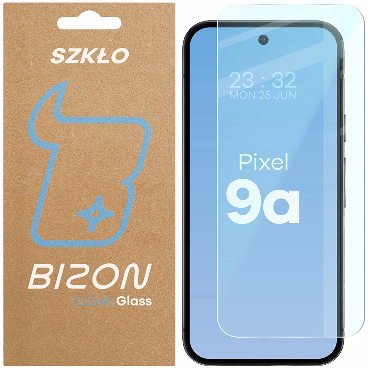 Edzett üveg Bizon telefonhoz Google Pixel 9a készülékhez, üveg, gyors