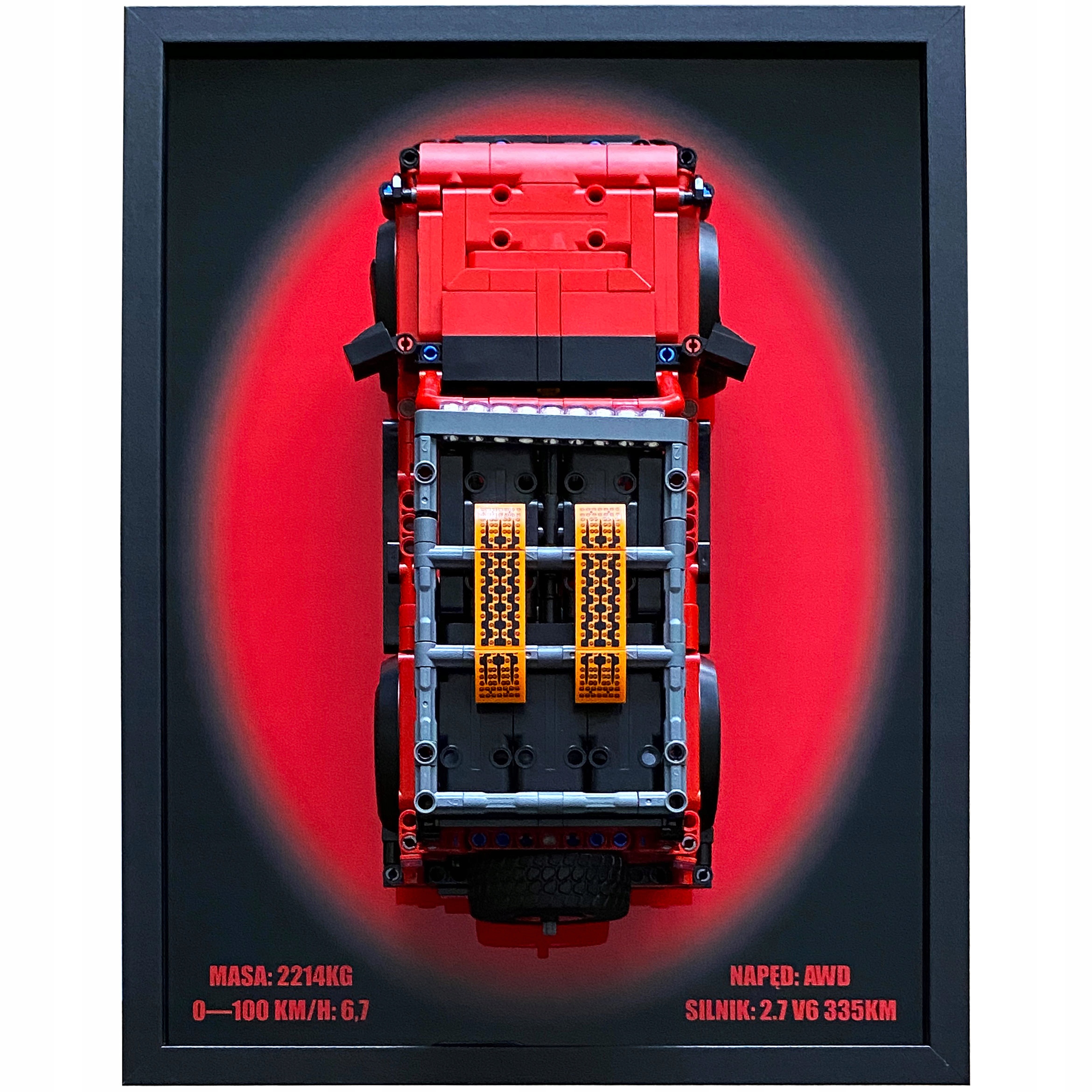 Rámeček s držákem na sadu Lego Technic 42213 Ford Bronco