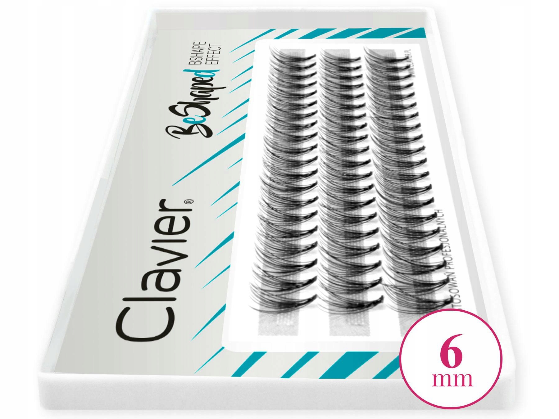Clavier kępki rzęs BeShaped 6mm