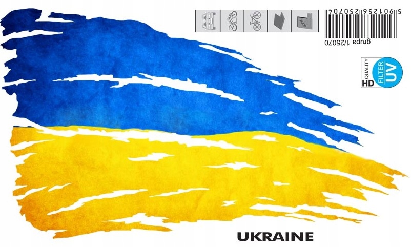 

Naklejka Uv Hd Quality Flaga Ukrainy