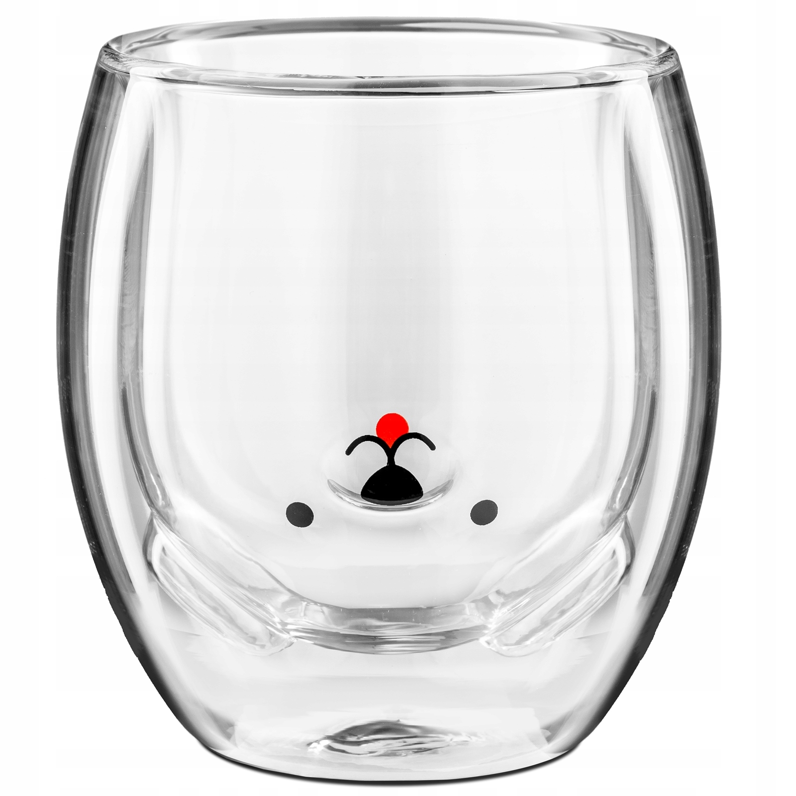 SZKLANKA PIES PIESEK PODWÓJNE SZKŁO TERMICZNA