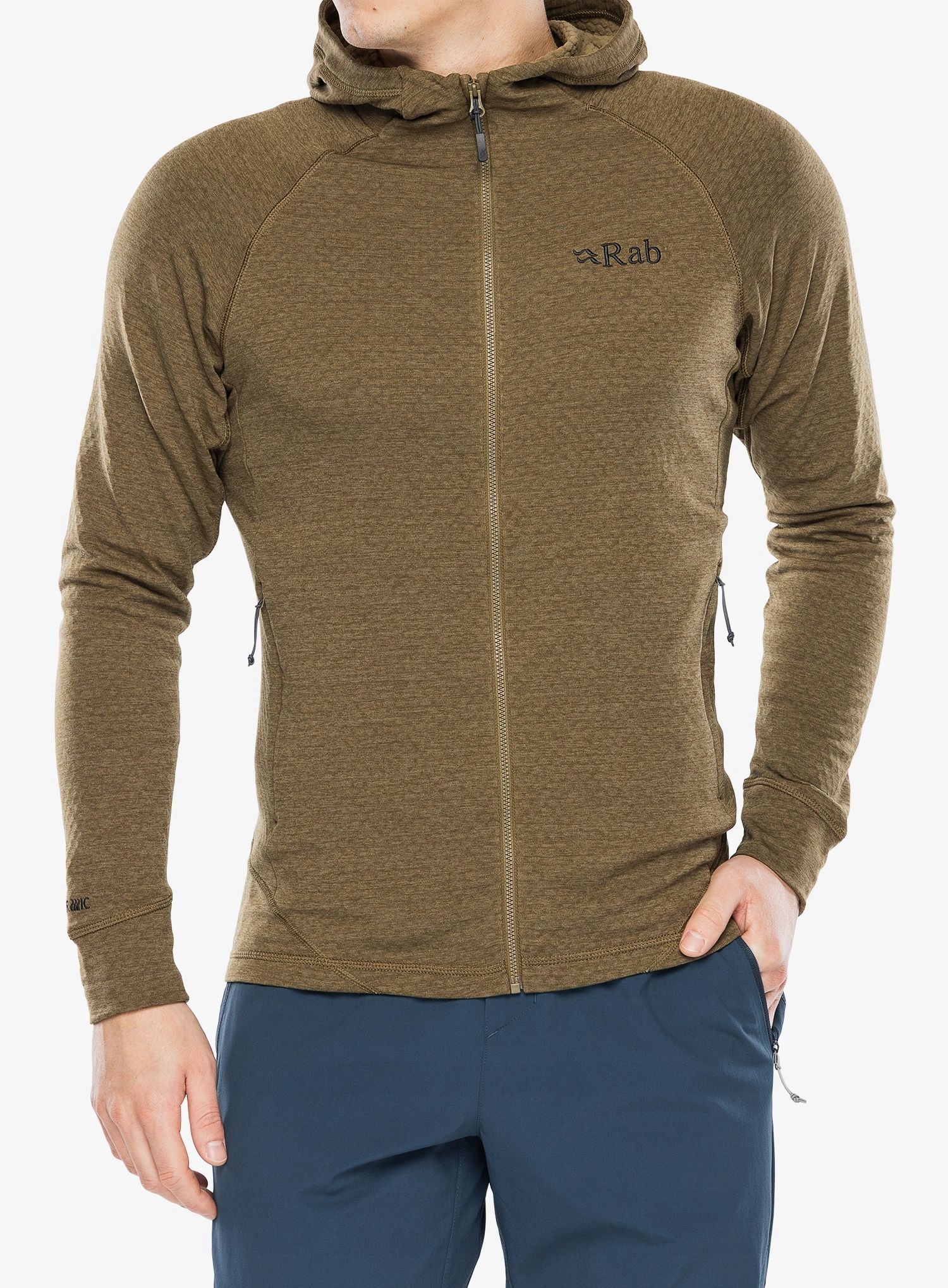 Bluza męska z kapturem Rab Nexus Hoody Oak rozmiar S