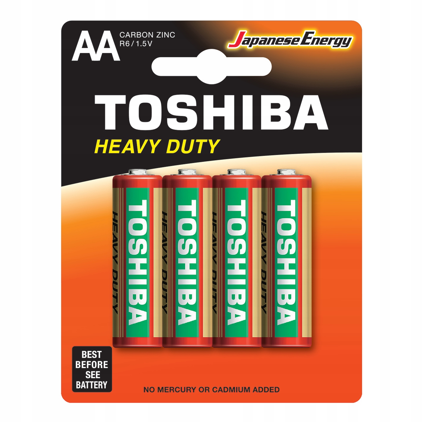 

4x Baterie Toshiba Heavy Duty Paluszki R6 Aa