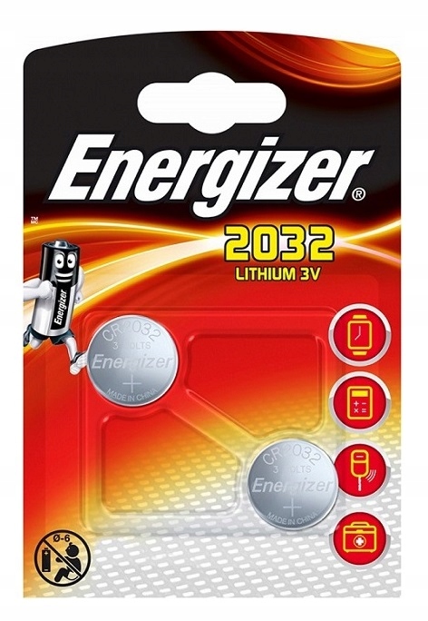 

Bateria Specjalistyczna Energizer CR2032 3V 2 Szt.
