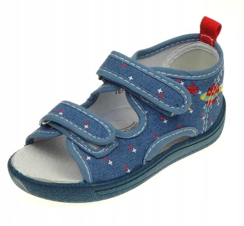 

Kapcie Chłopięce American Club Sandałki Rzepy 24