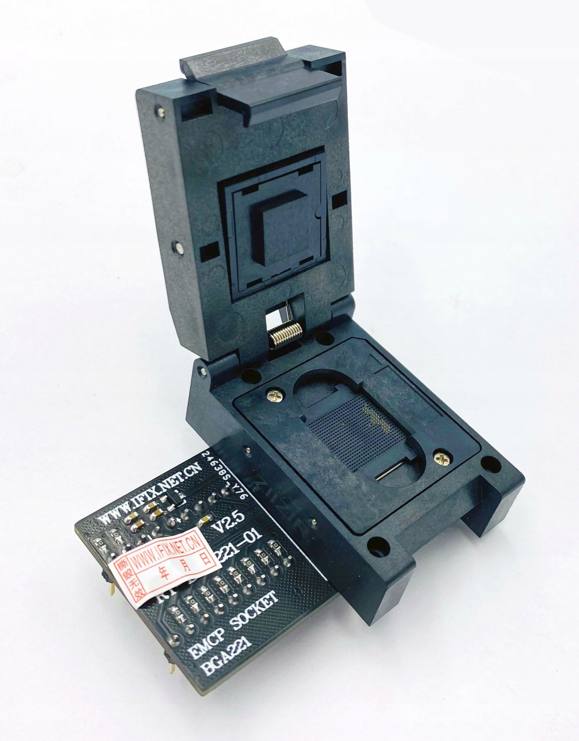 Adapter EMMC EMCP BGA221 ->PDIP v2.5 RT809H ZIF