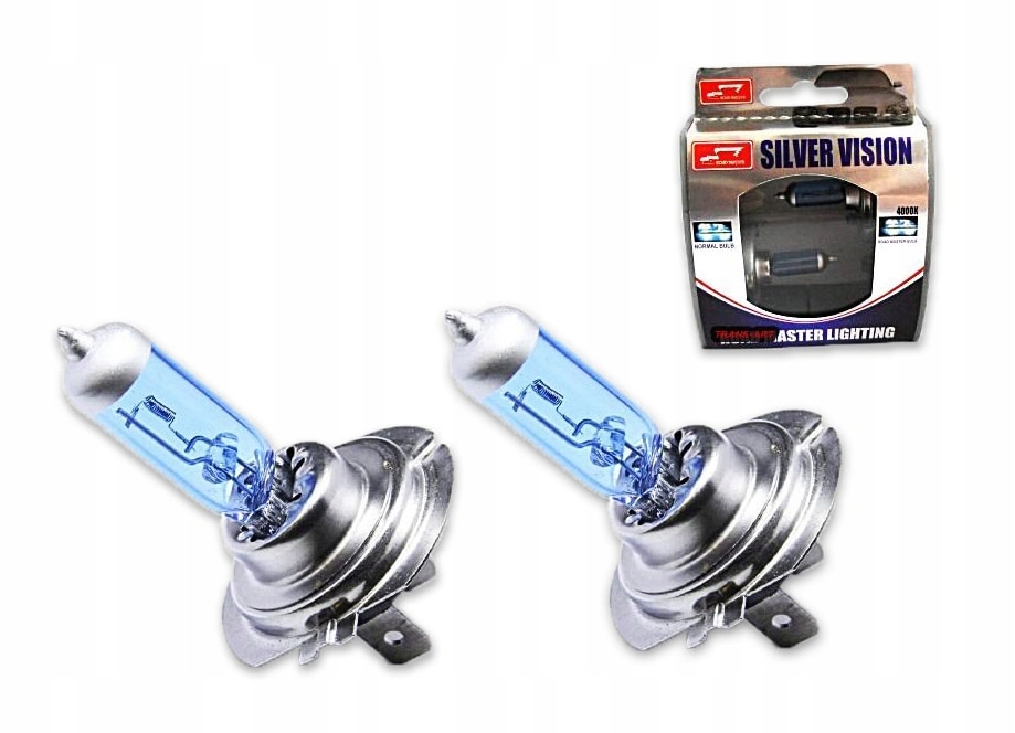 

Żarówki H7 Efekt Xenon 2 Szt Silver Vision
