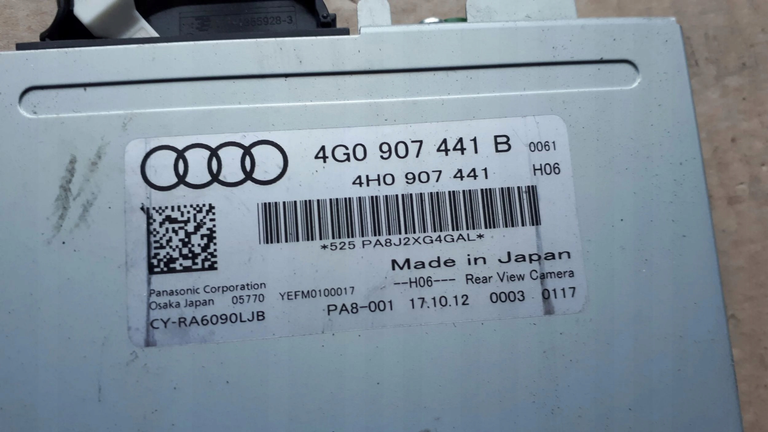 S6 C7 4G A6 modulo Centralina KAMERY 4G0907441B A7