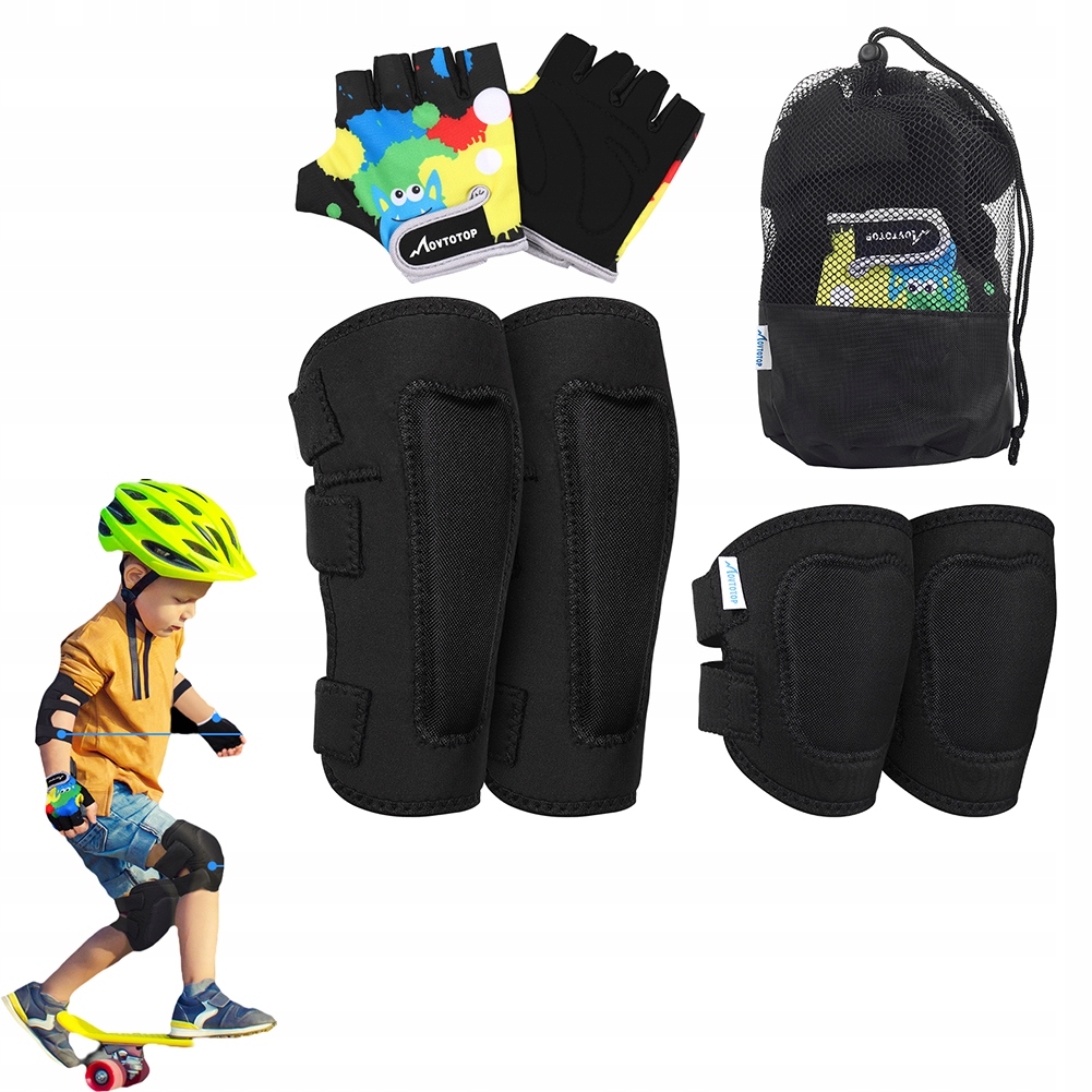 Zestaw Ochraniaczy Sportowych Dla Dzieci Do Jazdy Na Rolkach