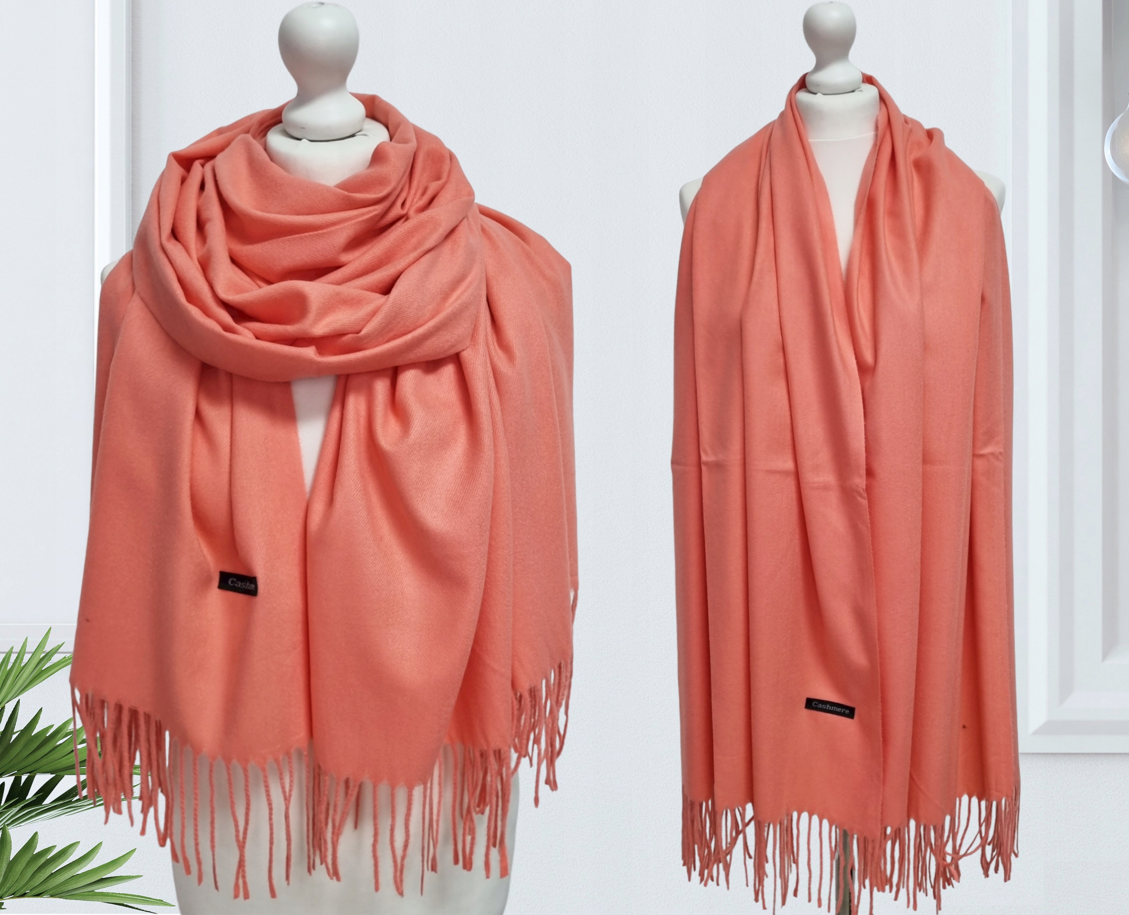 KASZMIROWY SZAL KLASYCZNY SZALIK POMARAŃCZOWY Płeć kobieta