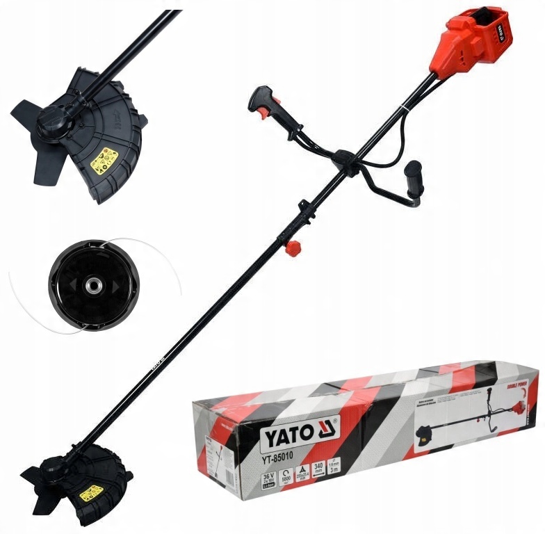 

Yato Kosa Podkaszarka Akumulatorowa 18V Tarcza 36V