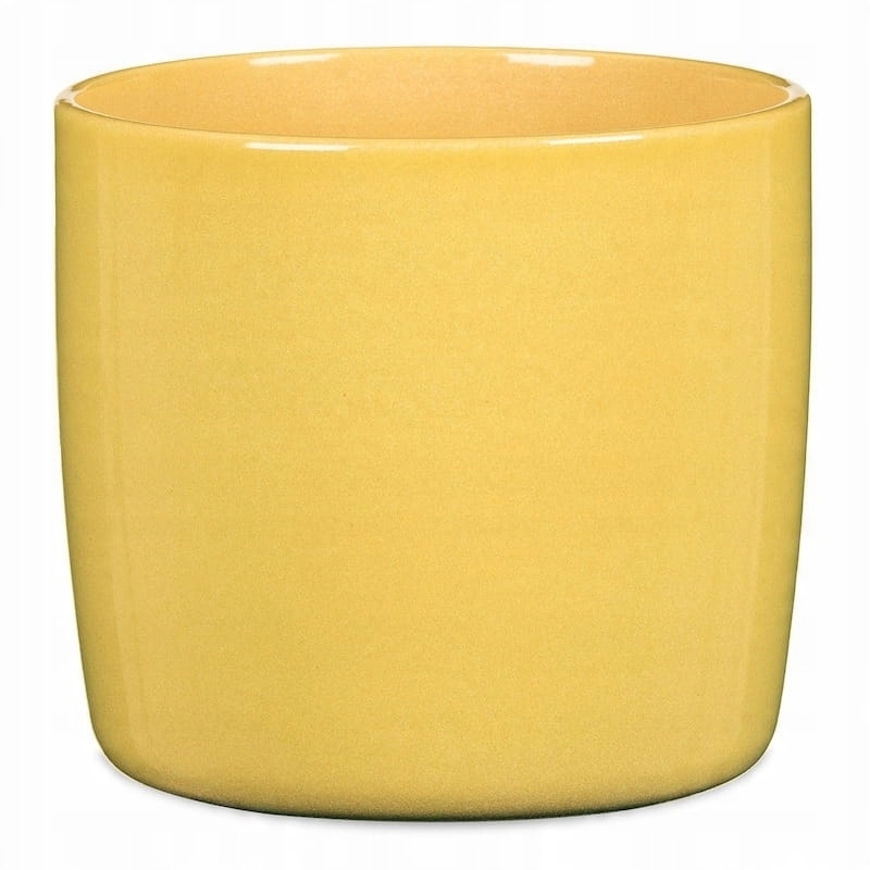 

Żółta osłonka na doniczkę Scheurich doniczka 24 cm