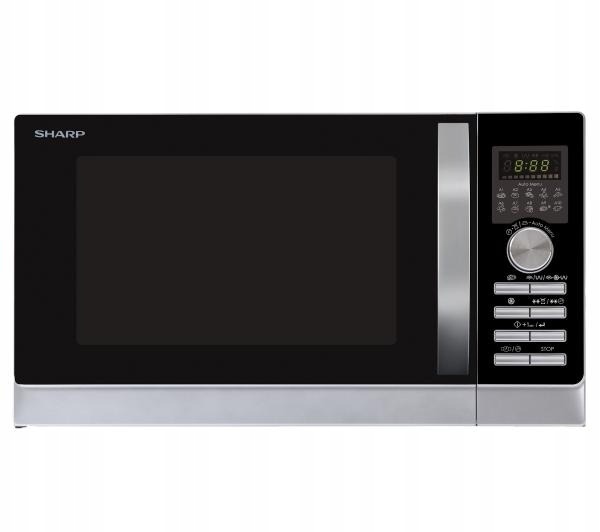 KUCHENKA MIKROFALOWA WOLNOSTOJĄCA SHARP R843INW GRILL 3W1 CZARNY