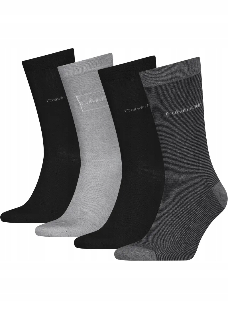 Ponožky Calvin Klein Ck Men Sock 4P Logo Giftbox 701229430 001 Os