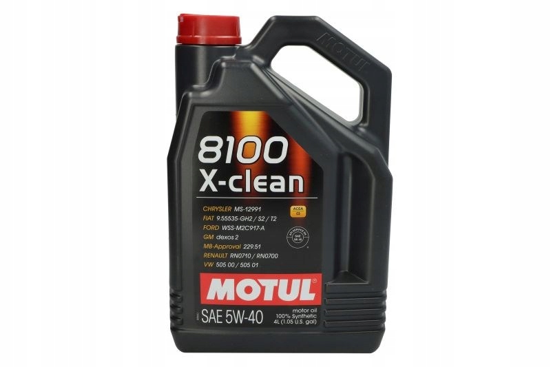 Olej Motul 5W40 4L 8100 X-clean C3