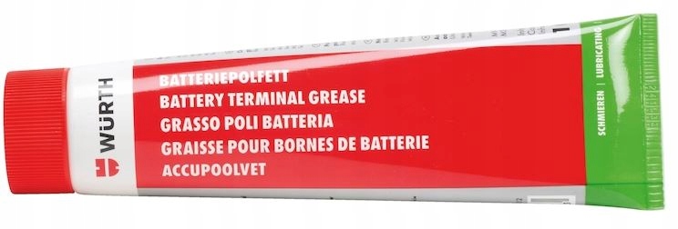 WURTH SMAR DO BIEGUNÓW AKUMULATOROWYCH AKUMULATORA ZABEZPIECZAJĄCY 100ML