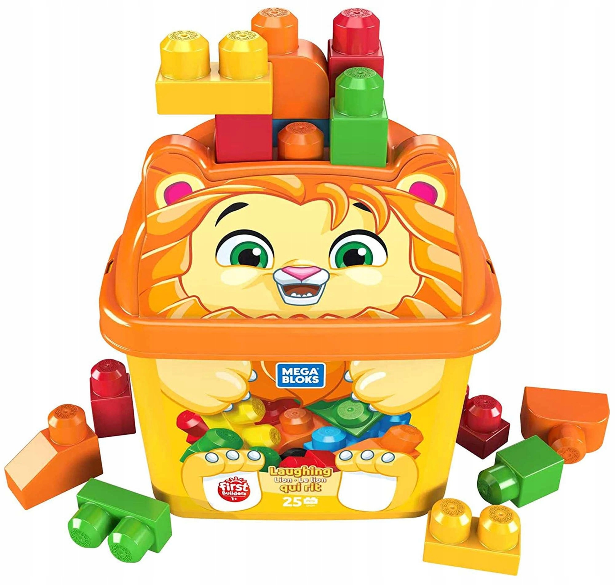 

Mega Bloks Pierwsze Klocki W Pojemniku Lew 25EL