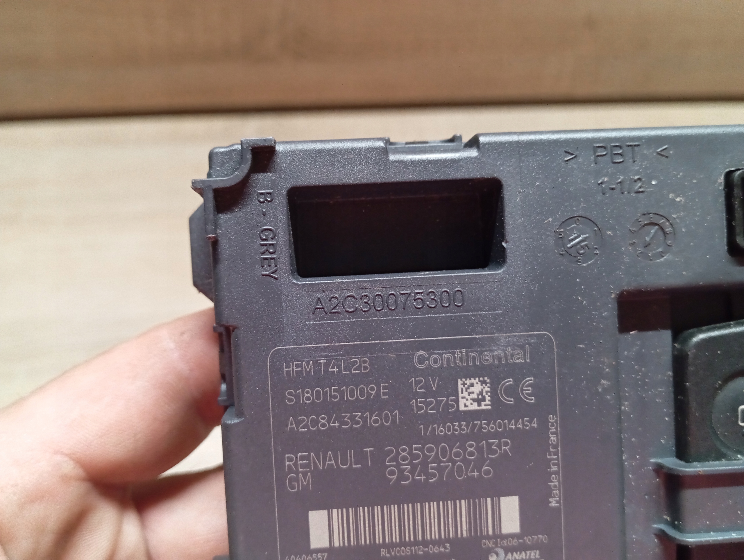 player KARTY ignition + KARTA RENAULT TRAFIC III 16R 285906813R