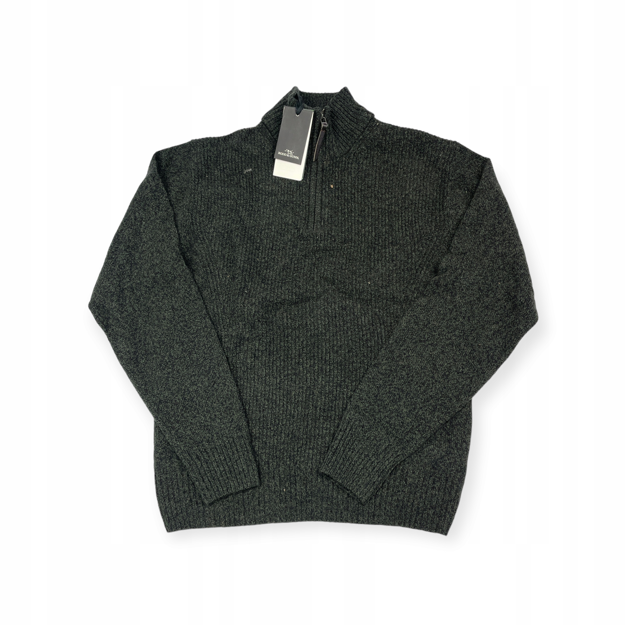 Zelený pánský svetr se stojáčkem Rodd & Gunn M