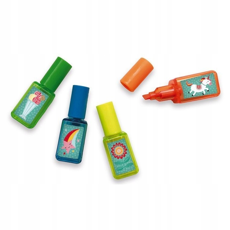 Zestaw zakreślaczy 4 szt. Jednorożec 7+, Janod Marka Janod