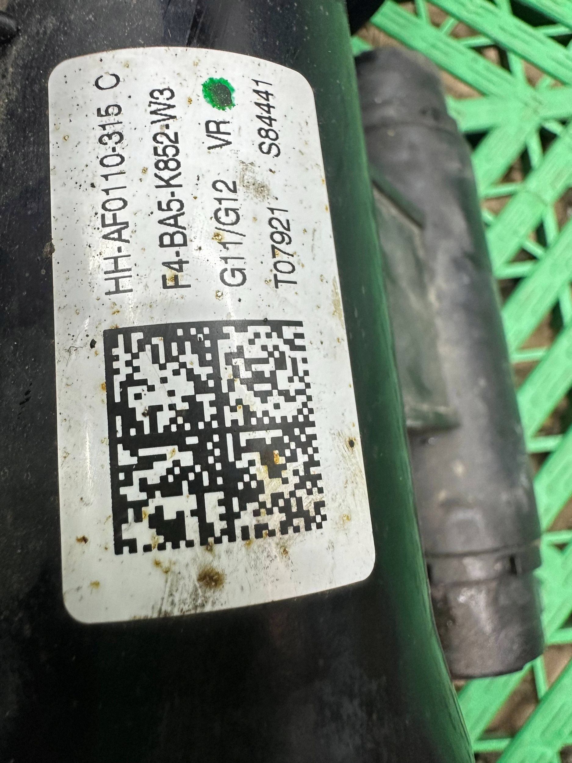 shock absorber pneumatic front front side right BMW 7 G11 G12 7915946