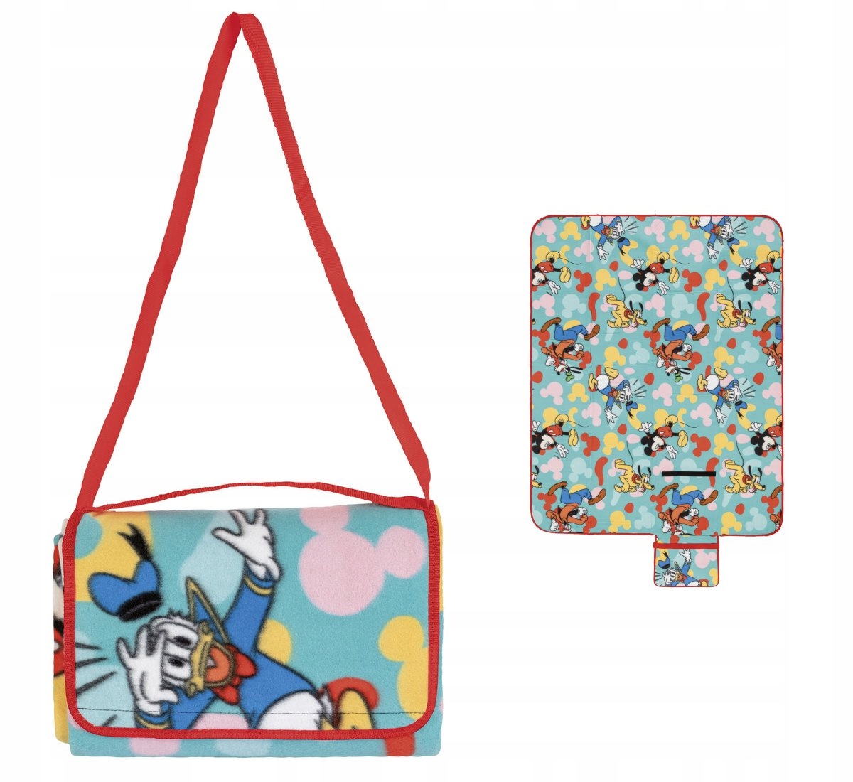 Koc piknikowy Walt Disney Myszka Mickey mata 160 x 125 cm
