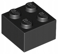 

Lego 3003 Czarny 2x2 brick klocek Nowy 1szt