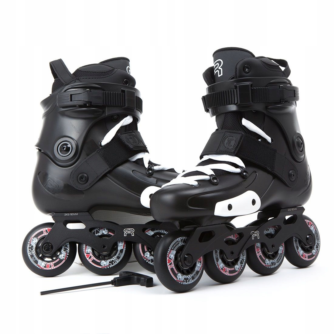 Kolečkové Brusle Seba freestyle Frx 80 černé 80 mm 84A 38