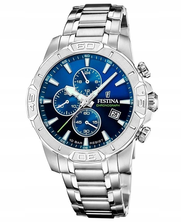 Pánské Hodinky Festina Timeless Chrono F20704/4 45,00 mm 10ATM