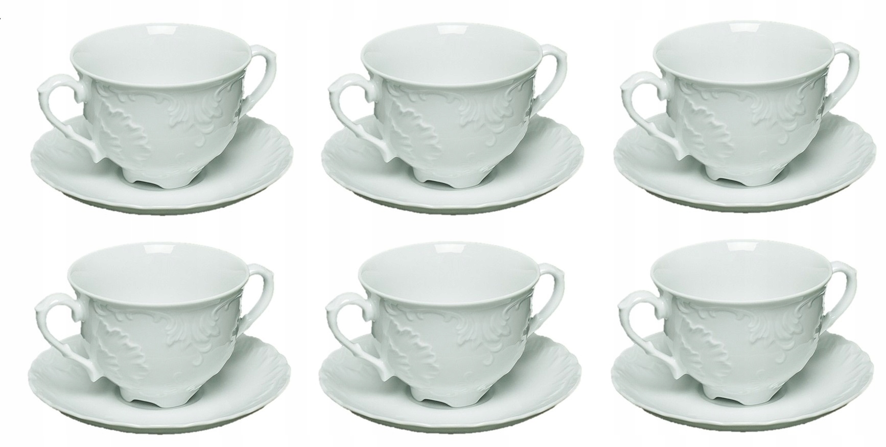

Ćmielów Rococo 0001 6 X Bulionówka 330 ML Spodek