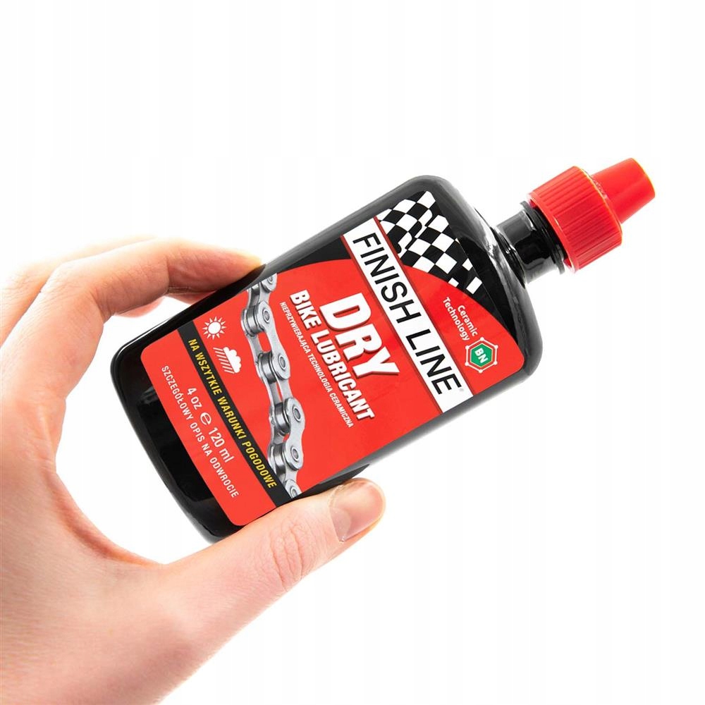 Olej smar do łańcucha Finish Line 120 ml mokre suche warunki ZESTAW KOMPLET Marka Finish Line